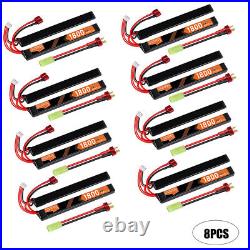 11.1V 1800mAh 30C Airsoft Hobby Stick LiPo Battery Rechargeable Mini Tamiya Plug