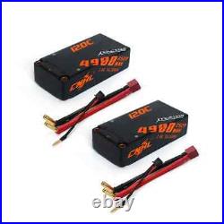 2Pcs CNHL 2S Lipo Battery 7.4V 5600-8000mAh 120C Hard Case T/EC5 Plug for RCs