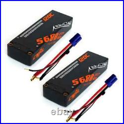 2Pcs CNHL 2S Lipo Battery 7.4V 5600-8000mAh 120C Hard Case T/EC5 Plug for RCs