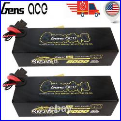 2X Gens Ace Bashing G-Tech 14.8v 100C 4S 8000mAh Lipo Battery EC5 For Arrma Car