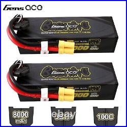 2X Gens Ace G-Tech Bashing 8000mAh11.1V 100C 3S Lipo Battery EC5 For Arrma Car