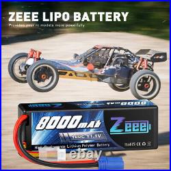 2X Zeee 3S Lipo Battery 11.1V 100C 8000mAh EC5 HardCase for RC Car Truggy Buggy