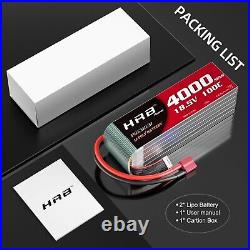 2pcs 5S 18.5V 4000mAh LiPo Battery 100C Deans For RC Car Helicopter Drone Boat