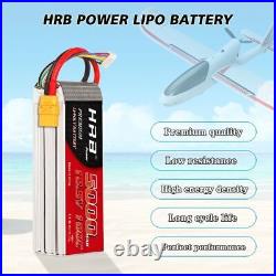 2pcs HRB 18.5V 5000mAh XT90 100C 5S LiPo Battery for Helicopter Drone Car Truck