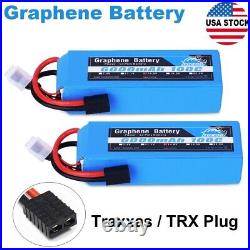 2pcs Yowoo 4S 14.8V 6000mAh 100C Lipo Battery Graphene for RC Drone Helicopter
