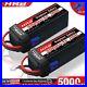 2x Graphe 22.2V 6S 5000mAh LiPo Battery EC5 for RC Car Helicopter Airplane Plane