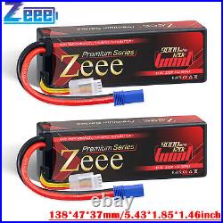 2x Zeee 11.4V HV 3S Lipo Battery 9000mAh 120C Hard Case EC5 for RC Truck Drone