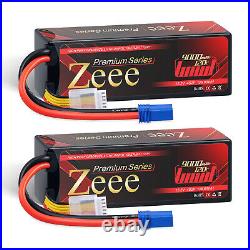 2x Zeee 15.2V HV 4S Lipo Battery 9000mAh 120C Hard Case EC5 for RC Truck Drone