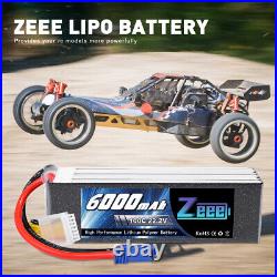 2x Zeee 22.2V 100C 6000mAh 6S LiPo Battery EC5 for RC Car Airplane Heli EDF Jet