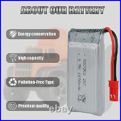 3.7V 1800mah Lipo Battery 25C JST Plug with Charging Cable for RC Drone Car Boat