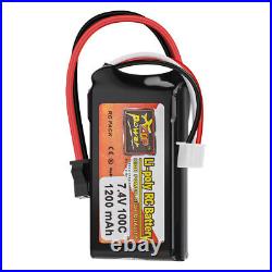 7.4V 1200mAh Lipo Battery SM Plug Rechargeable Battery for RC Car Boat Drone US