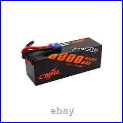 CNHL 4S Lipo Battery 8000MAH 120C 14.8V Lipo Battery with EC5 Connector Hard