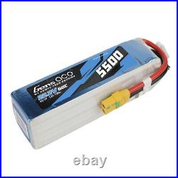 Gens Ace 5500mAh 22.2V 60C 6S Lipo Battery XT90-S Plug For FPV RC Helicopter Jet