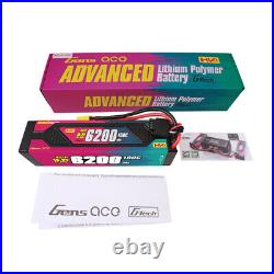 Gens Ace G-Tech 6200mAh 15.2V 100C 4S HV Lipo Battery XT60 For 1/8 1/10 RC Car