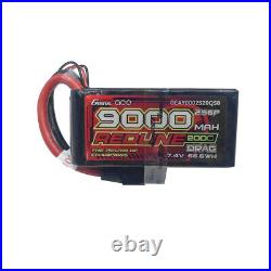 Gens Ace Redline 9000mAh 7.4V 200C 2S6P Lipo Battery QS8 For TRA/TRX Drag Slash