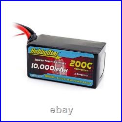 HobbyStar 10,000mAh 2S HV 7.6V 200C LiPo Battery Drag Race No-Prep Extreme Power