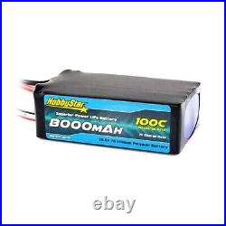 HobbyStar 8000mAh 7S 25.9V 100C LiPo Battery XT90 Plug RC Heli Plane EDF