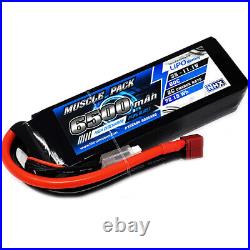 NHX Muscle Pack 3S 11.1V 6500mAh 60C Lipo Battery (2) with Deans Connector