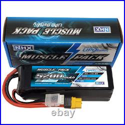 NHX Muscle Pack 4S 14.8V 5200mAh 50C Lipo Battery (2) with XT60 Connector