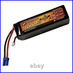 NZHOBBIES 6S 22.2V 7000mah 200C Soft Pack Lipo Battery with EC5 Connector