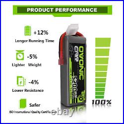 Ovonic 4S Lipo Battery 14.8V 60C 5200mAh for RC Buggy Crawler with Deans plug 2X