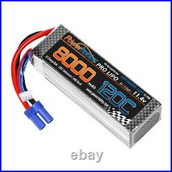 Powerhobby 3s 11.4v 8000mah 120c Graphene + Hv Lipo Battery W Ec5 Plug