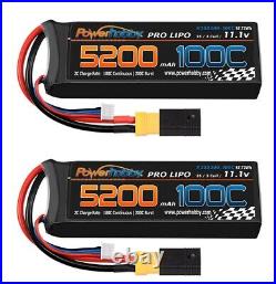 Powerhobby 3s 11. V 5200mah 100C 200C Lipo Battery w XT60 + Adapter (2)