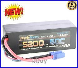 Powerhobby 4S 14.8V 5200mAh 50C Lipo Battery Hard Case 4-Cell w EC5 Plug (2)