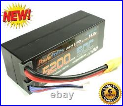 Powerhobby 4S 5200mAh 50C-100C Lipo Battery Hard Case XT90 Anti-Spark Plug X2