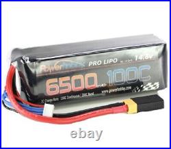 Powerhobby 4s 14.8v 6500mah 100c Lipo Battery w XT60 Plug + Adapter (2)