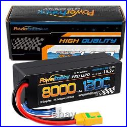 Powerhobby 4s 15.2V 8000MAH 120C HV + GRAPHENE Lipo Battery w XT90 Plug HC (2)