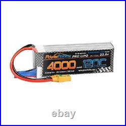 Powerhobby 6s 22.8v 4000mah 120c Graphene + Hv Lipo Battery W Xt90 Plug