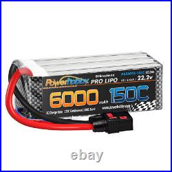Powerhobby XTREME 6s 22.2V 6000mah 150C-300C Lipo Battery W QS8 Plug 8AWG Wire