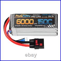 Powerhobby XTREME 6s 22.2V 6000mah 150C-300C Lipo Battery W QS8 Plug 8AWG Wire