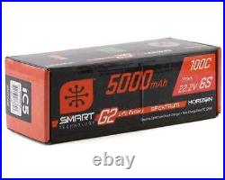 Spektrum 22.2V 5000mAh 6S 100C Smart RC LiPo Battery G2 IC5 / EC5 SPMX56S100