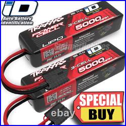 Traxxas 5000mAh 11.1v Power Cell 3S 25C LiPo Battery (2) with ID Traxxas Connector